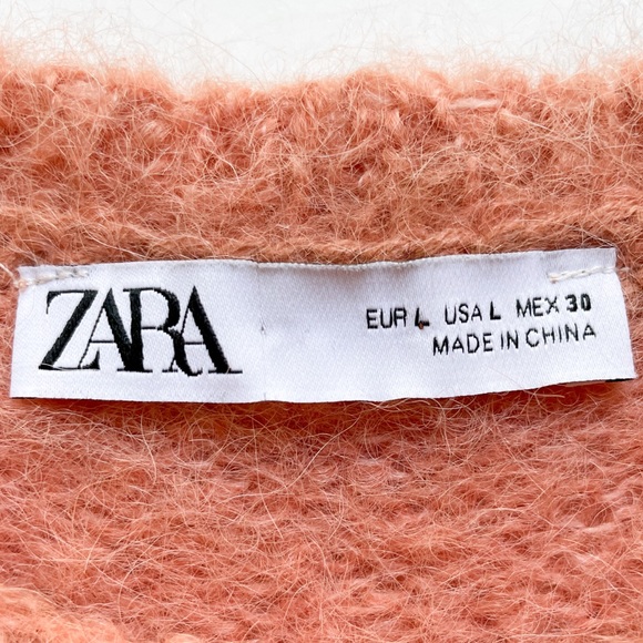 Zara Colourblock Balloon Sleeve Sweater - Picture 4 of 15